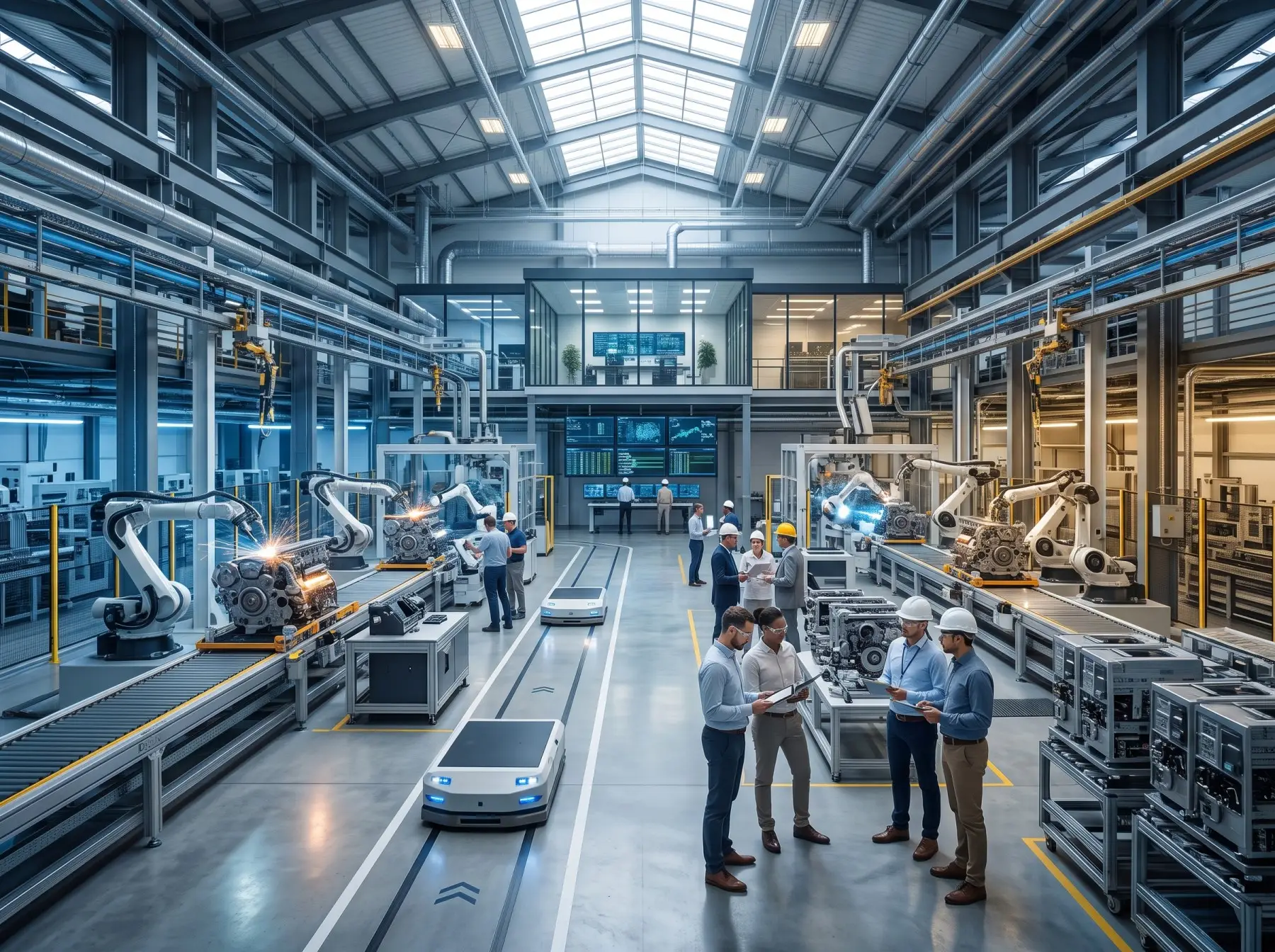 Modern Innovative Manufacturing Plant Working Efficiently after Sales & Marketing Operational Guidance from A Middleton Consultancy